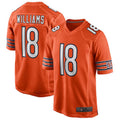 Custom #18 Orange CHI Football Shirt Top