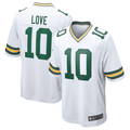 GB.Packers #10 Jordan Love Player White Game Replica Stitched Football Jerseys
