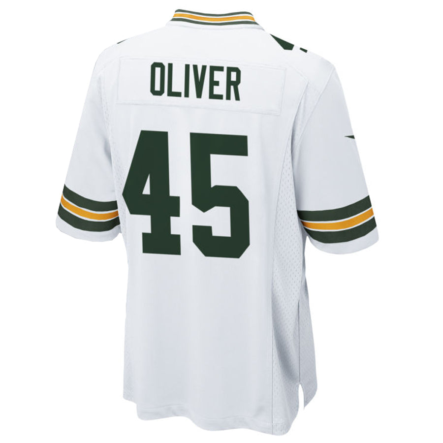 Custom #45 White GB Football Shirt Top