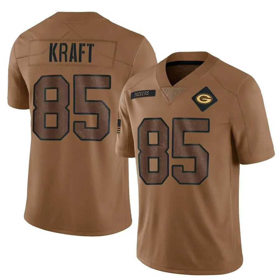 Custom #85 Brown GB Football Shirt Top