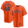 H.Astros #44 Yordan ¡§¡élvarez Player Orange Alternate Replica Baseball Jerseys