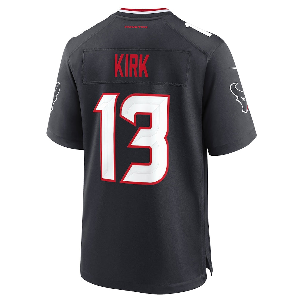 Custom #13 Navy HOU Football Shirt Top
