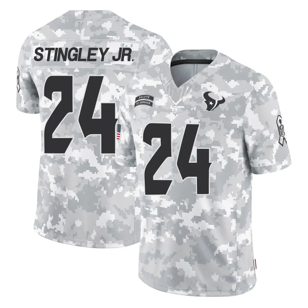 Custom #24 HOU Football Shirt Top