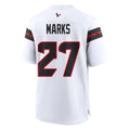 Custom #27 White HOU Football Shirt Top