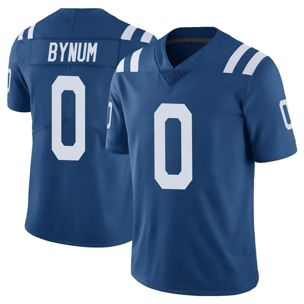 Custom #0 Royal IND Football Shirt Top