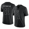 Custom #11 Black IND Football Shirt Top