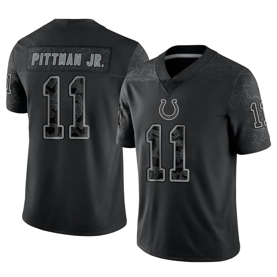 Custom #11 Black IND Football Shirt Top