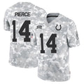 IN.Colts #14 Alec Pierce Player Arctic Camo Salute to Service Limited Football Jerseys
