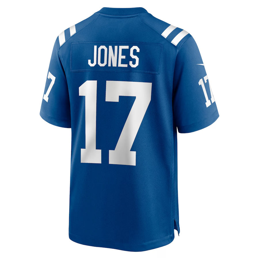 IN.Colts #17 Daniel Jones Player Royal Home Game Football Jerseys