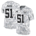 IN.Colts #51 Kwity Paye Player Arctic Camo Salute to Service Limited Football Jerseys