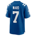 Custom #7 Royal IND Football Shirt Top
