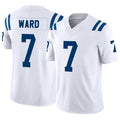 Custom #7 White IND Football Shirt Top
