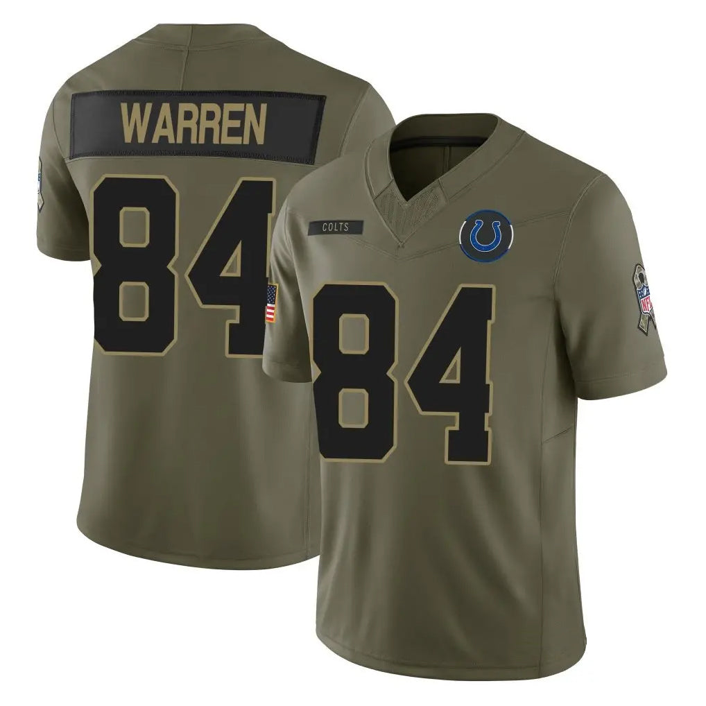 Custom #84 Olive IND Football Shirt Top