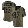 Custom #87 Olive IND Football Shirt Top