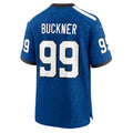 Custom #99 Blue IND Football Shirt Top