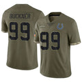 Custom #99 Olive IND Football Shirt Top