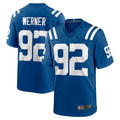 IN.Colts #92 Bjorn Werner Player White Game Football Jerseys