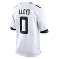 Custom #0 White JAX Football Shirt Top