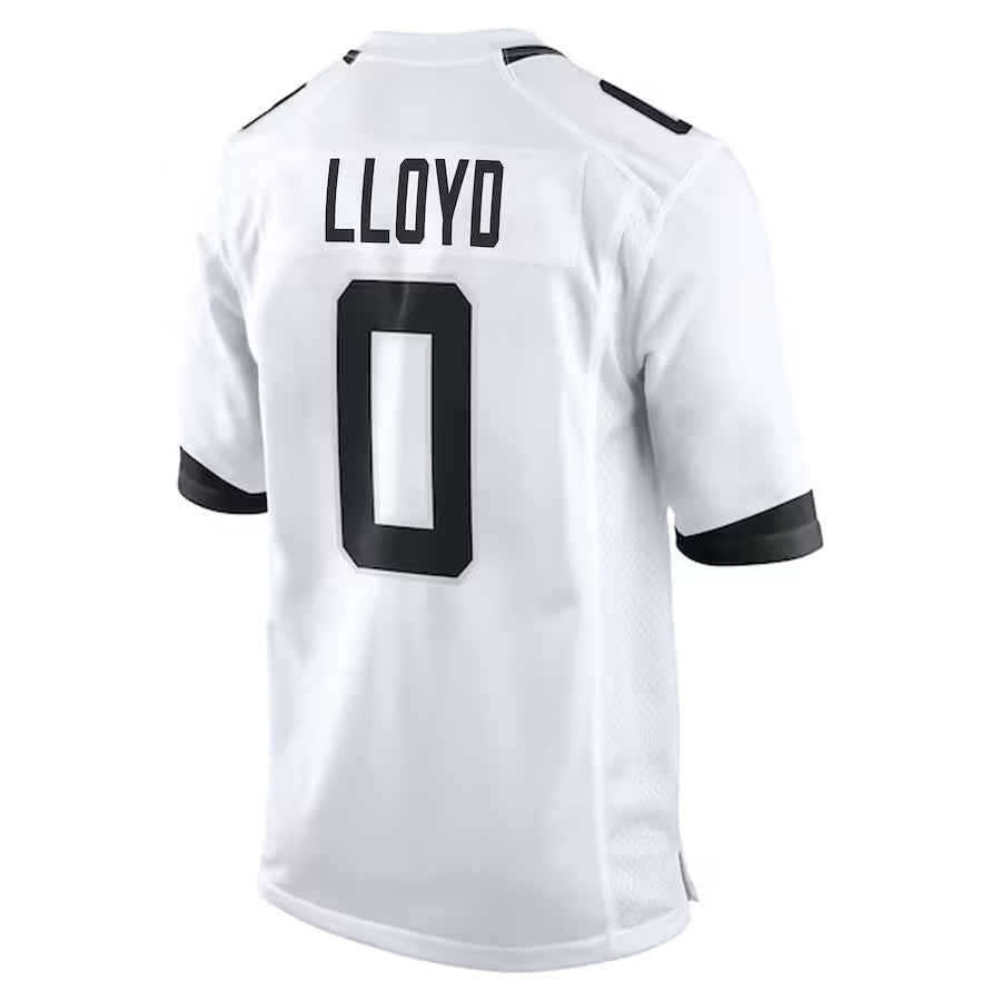 Custom #0 White JAX Football Shirt Top
