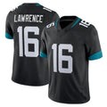 Custom #16 Black JAX Football Shirt Top