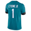 Custom #1 Teal JAX Football Shirt Top