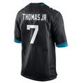 Custom #7 Black JAX Football Shirt Top