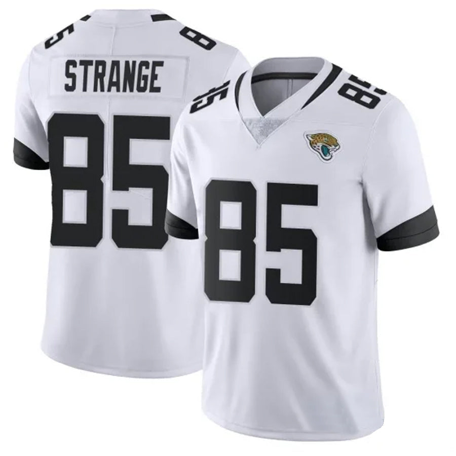 Custom #85 White JAX Football Shirt Top