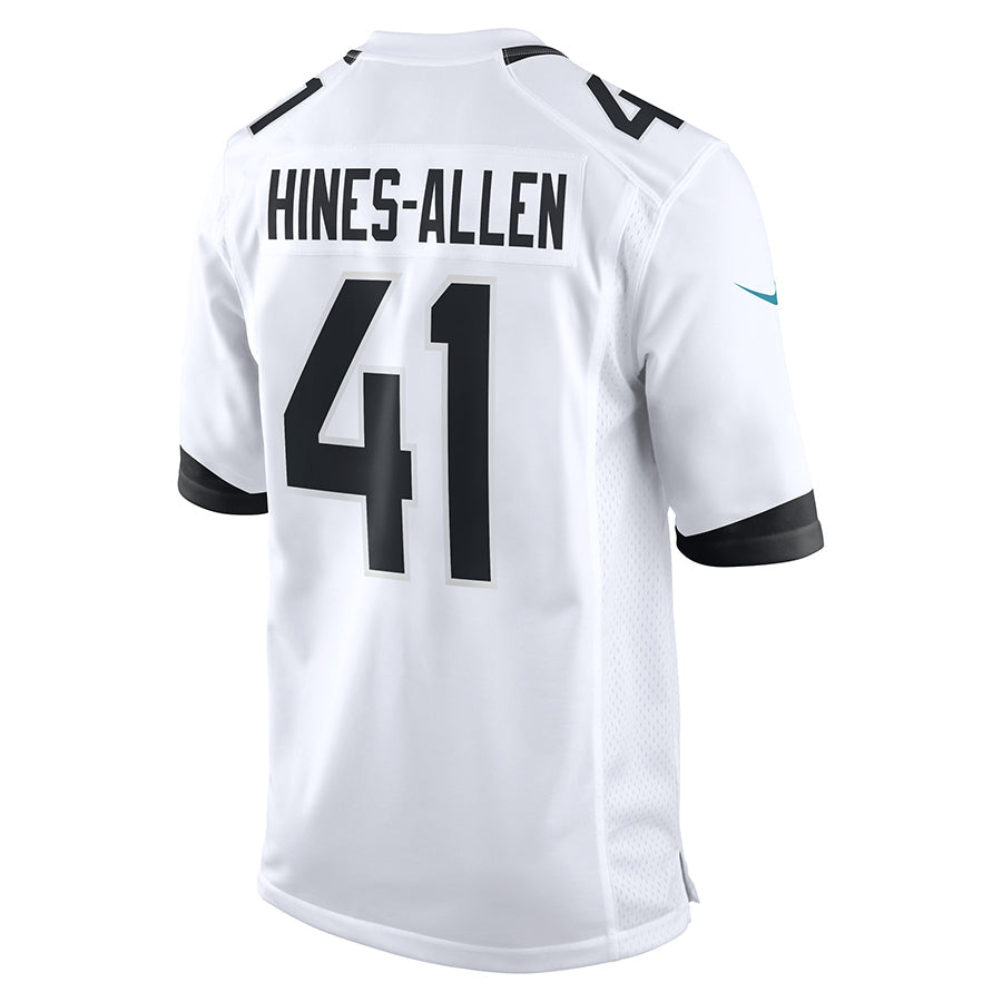 Custom #41 White JAX Football Shirt Top
