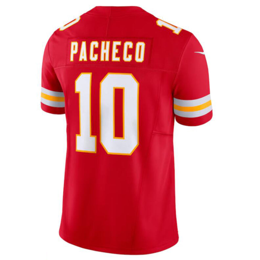 Custom #10 Red KC Football Shirt Top