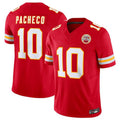Custom #10 Red KC Football Shirt Top