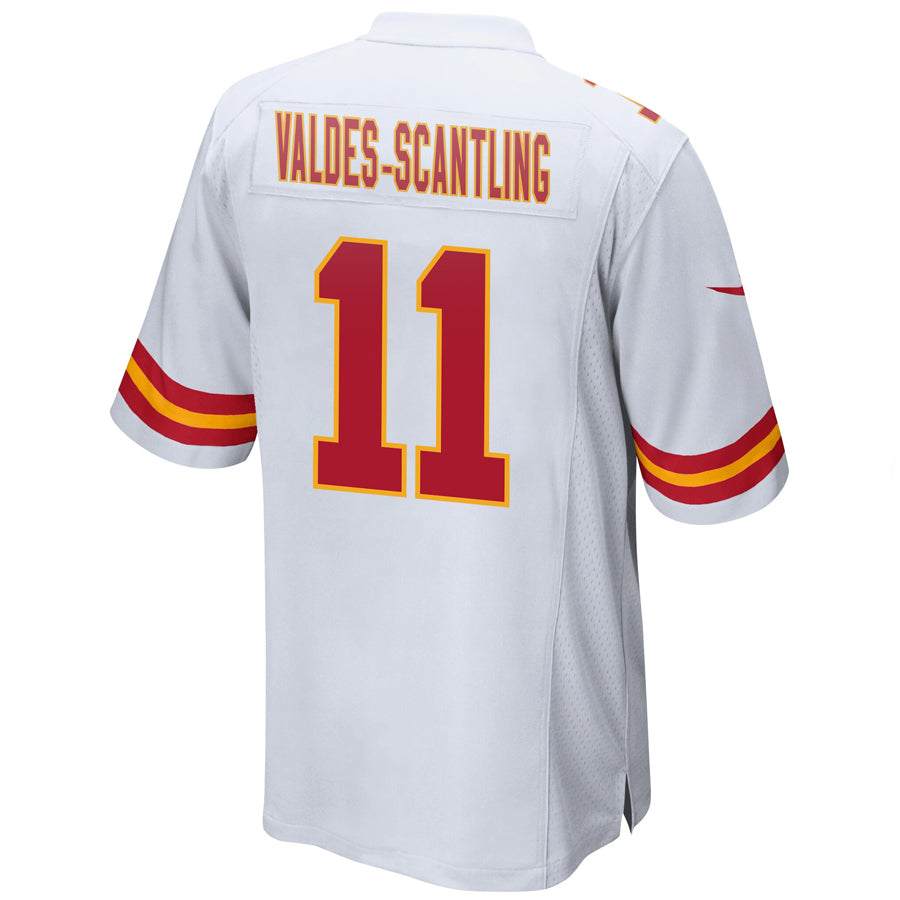 Custom #11 White KC Football Shirt Top