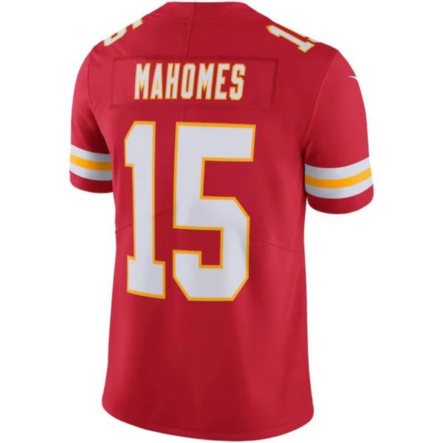 Custom #15 Red KC Football Shirt Top