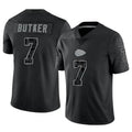 Custom #7 Black KC Football Shirt Top