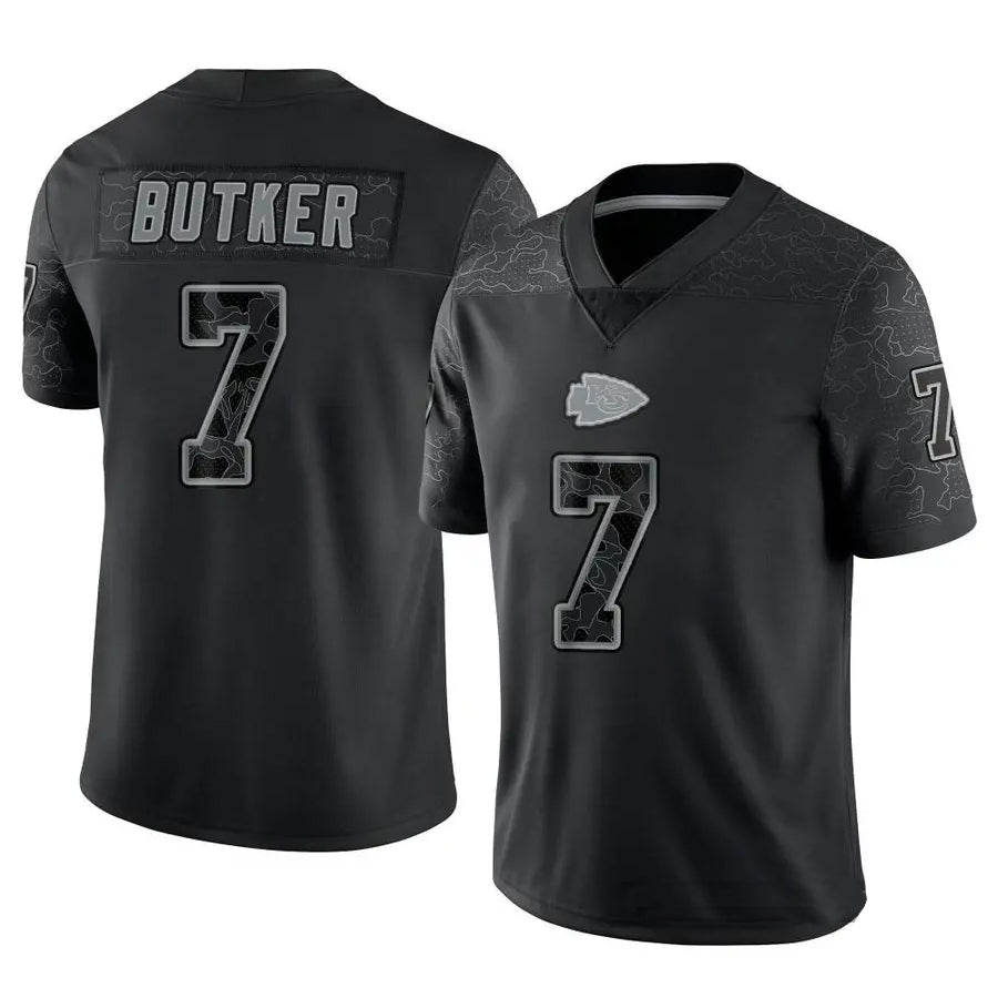Custom #7 Black KC Football Shirt Top