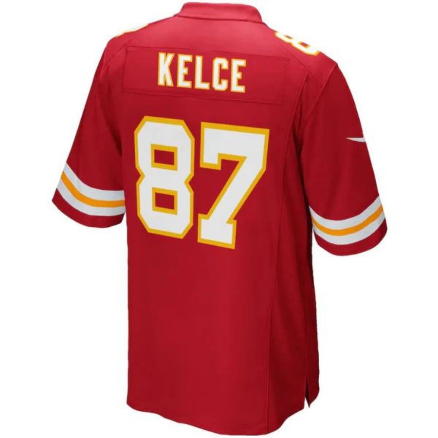 Custom #87 Red KC Football Shirt Top