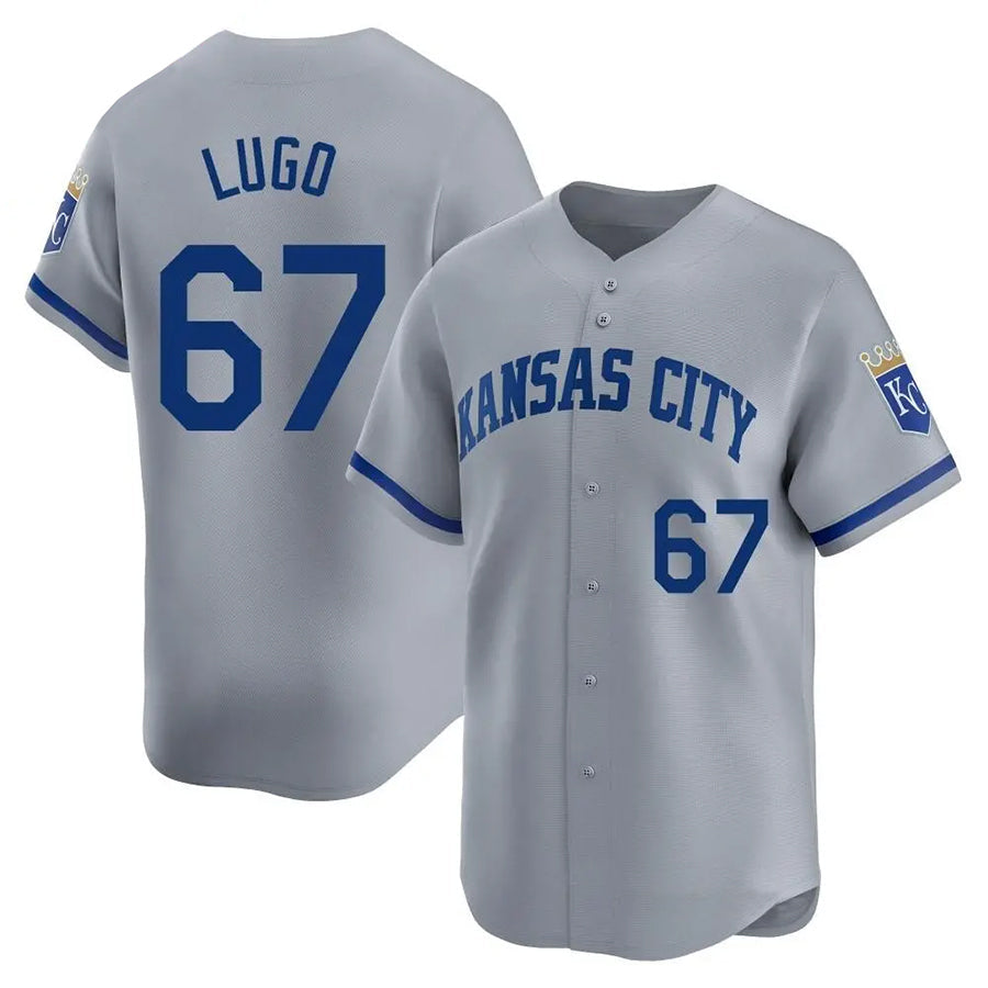 Custom #67 Gray KC Baseball Shirt Top