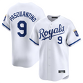 Custom #9 White KC Baseball Shirt Top