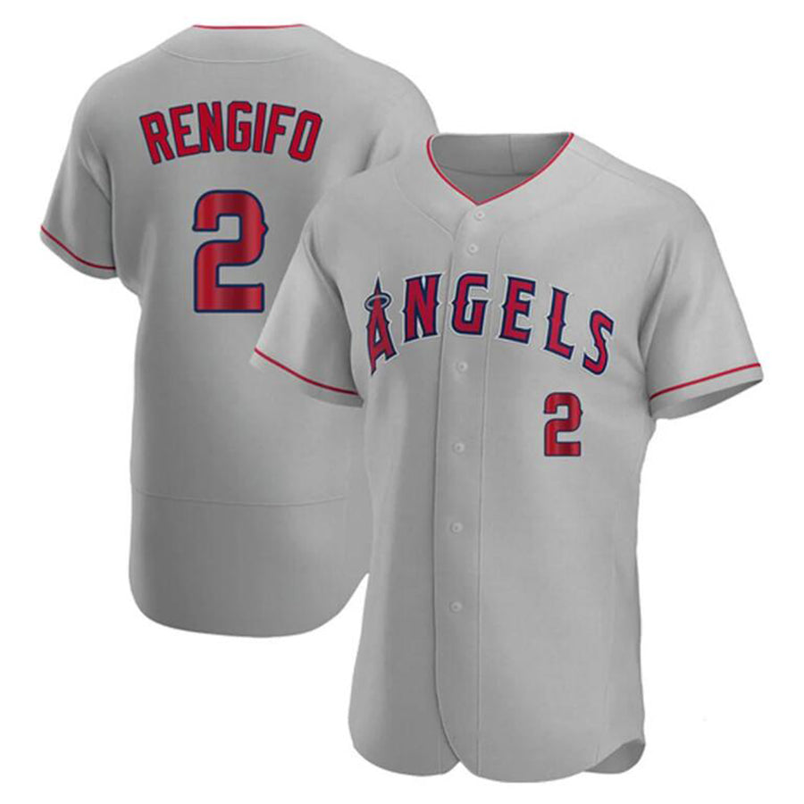 Custom #2 Gray LAA Baseball Shirt Top