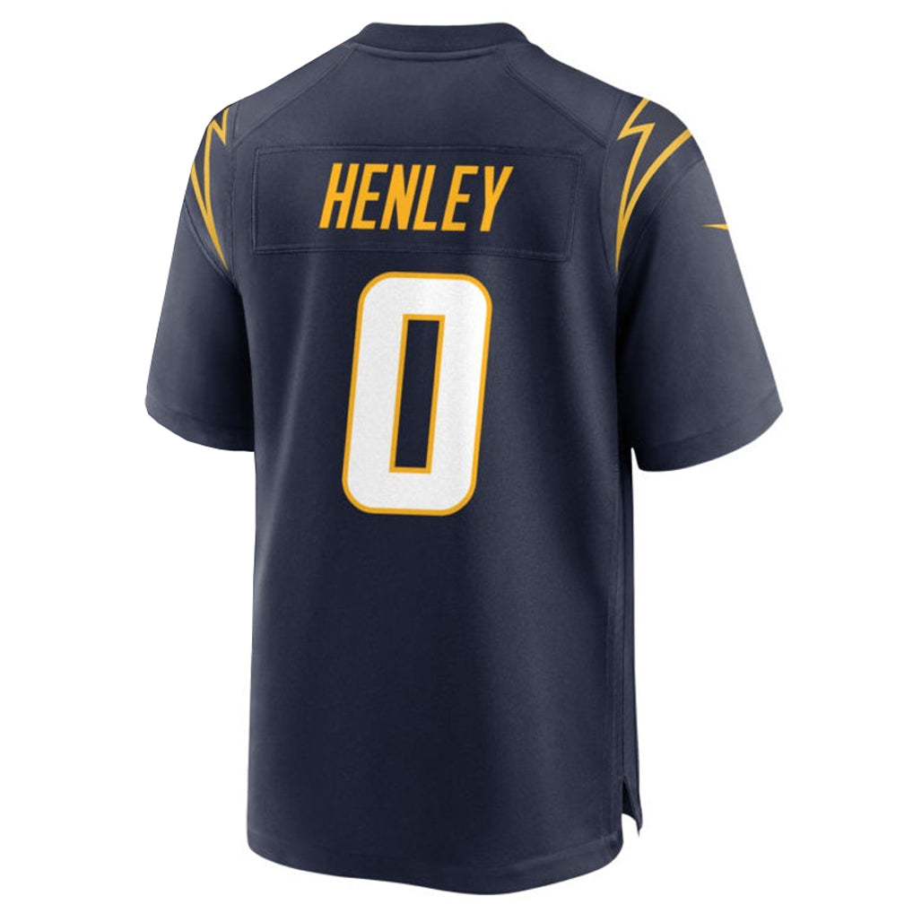 Custom #0 Navy LAC Football Shirt Top