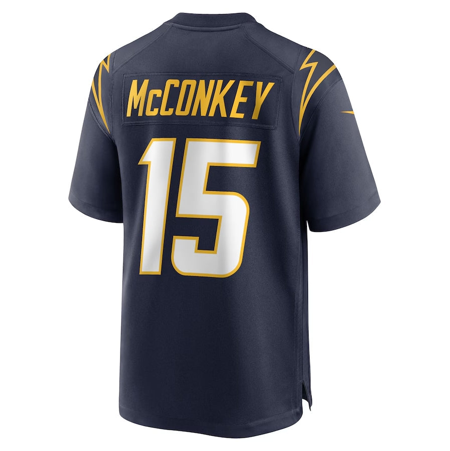 Custom #15 Navy LAC Football Shirt Top