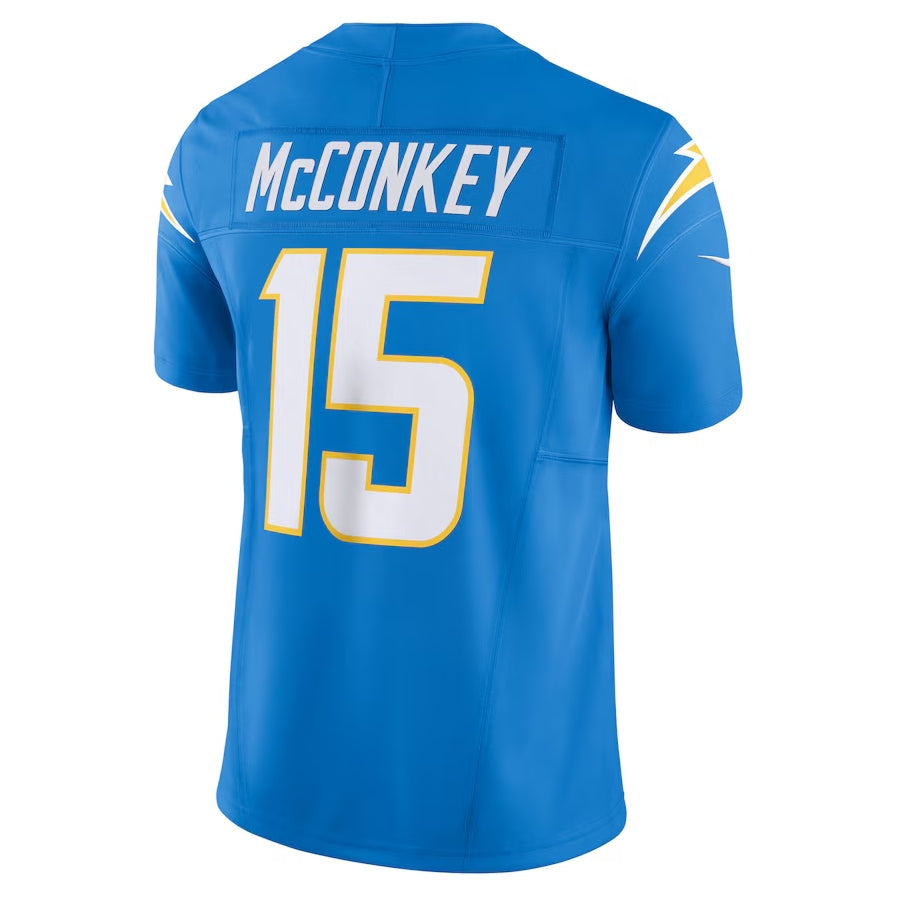 Custom #15 Powder Blue LAC Football Shirt Top