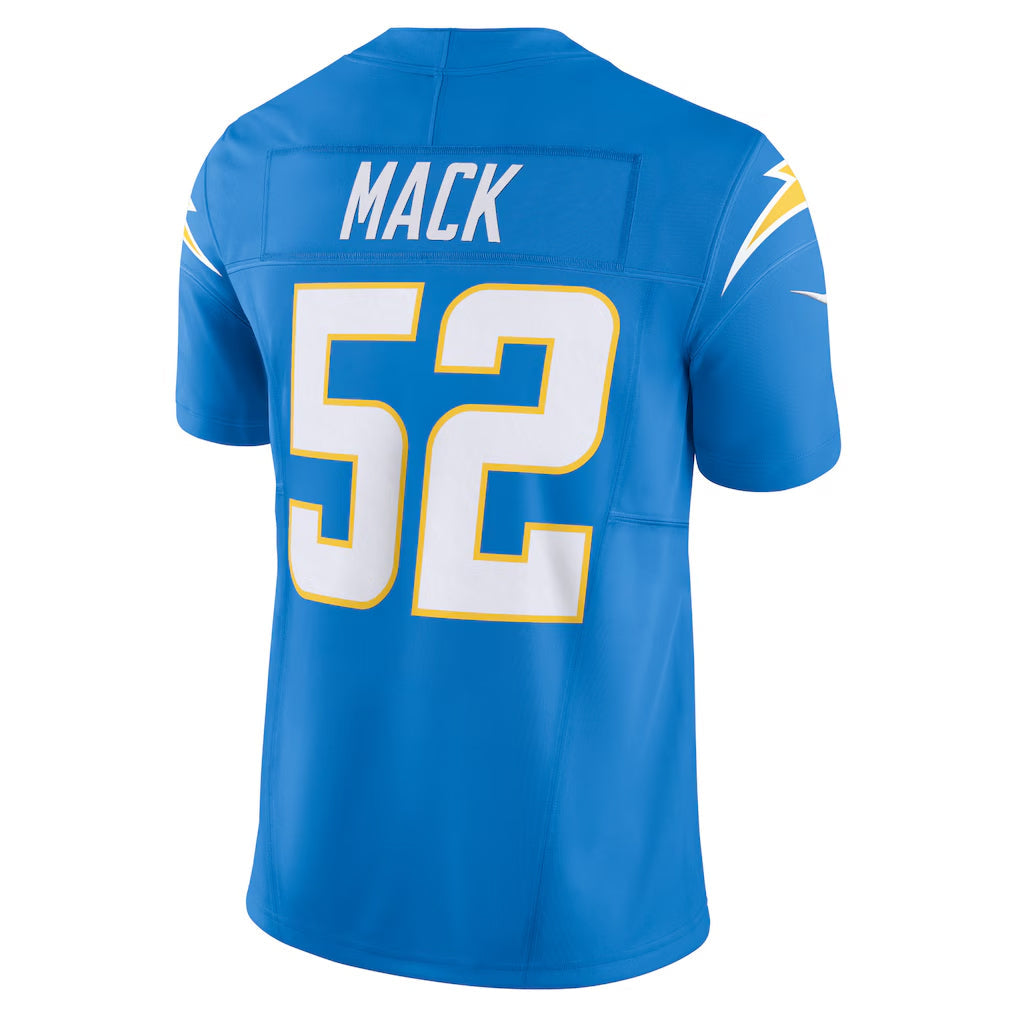 Custom #52 Powder Blue LAC Football Shirt Top
