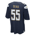 Custom #55 Navy LAC Football Shirt Top