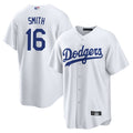 Custom #16 White LAD Baseball Shirt Top