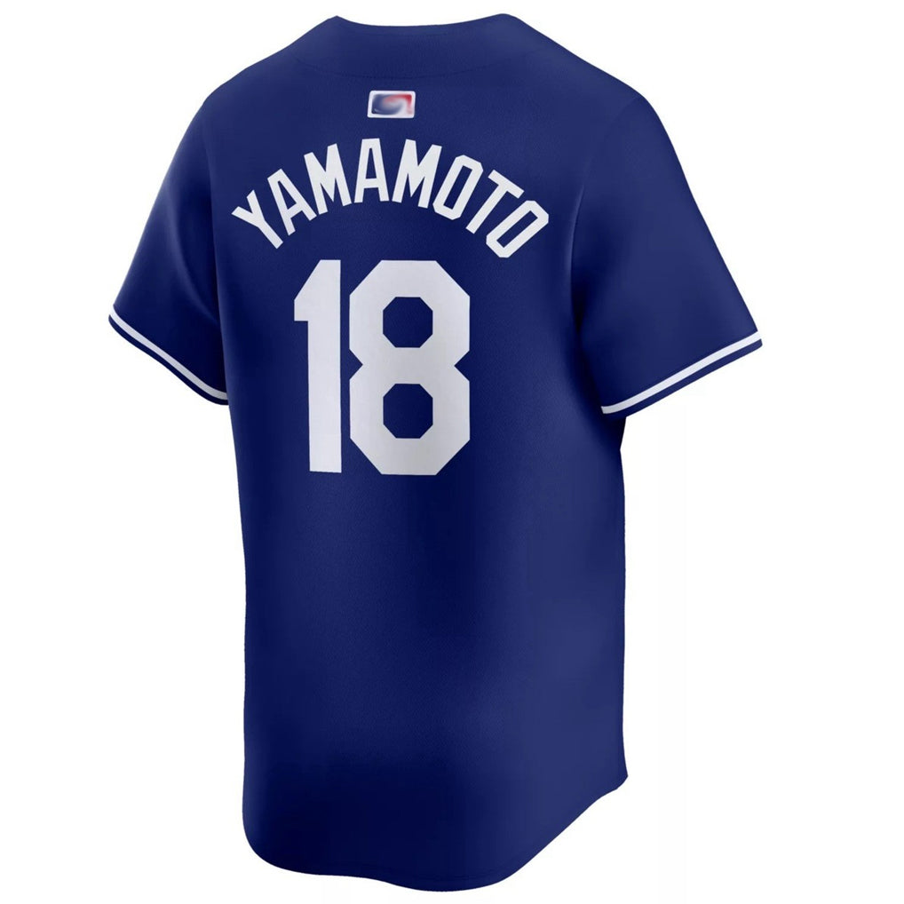 Custom #18 Royal LAD Baseball Shirt Top