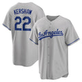 Custom #22 Gray LAD Baseball Shirt Top