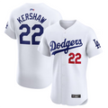 Custom #22 White LAD Baseball Shirt Top