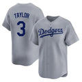 Custom #3 Gray LAD Baseball Shirt Top