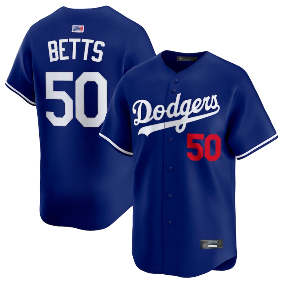Custom #50 Royal LAD Baseball Shirt Top