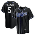 Custom #5 Black LAD Baseball Shirt Top